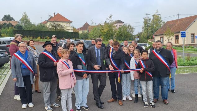 Inauguration du parking rue des Mines