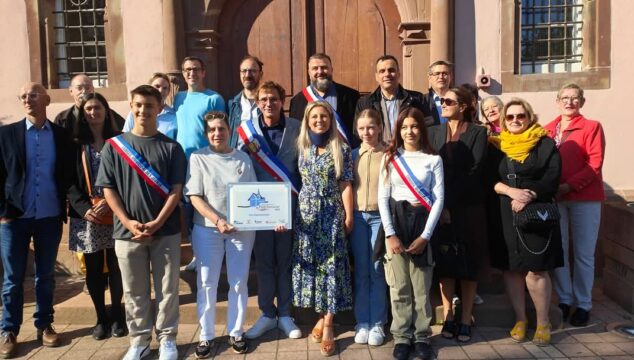 Réception des Rubans du patrimoine pour la restauration de la façade de l'Hôtel de Ville en 2024