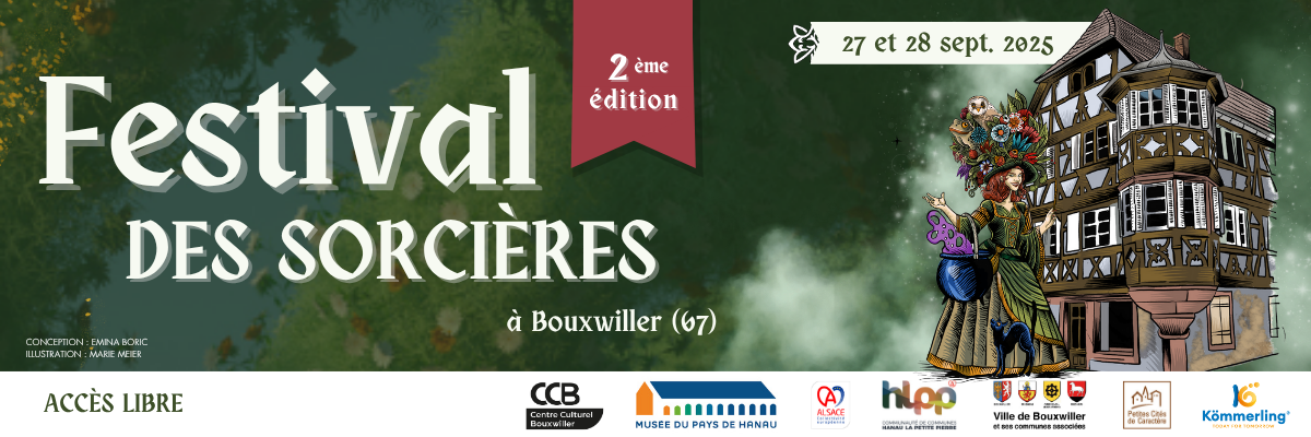 Festival des sorcières – Invitation mail – 1200×400 px V2
