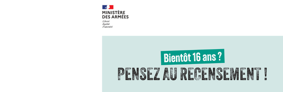 Recensement citoyen : Une démarche essentielle dès 16 ans !