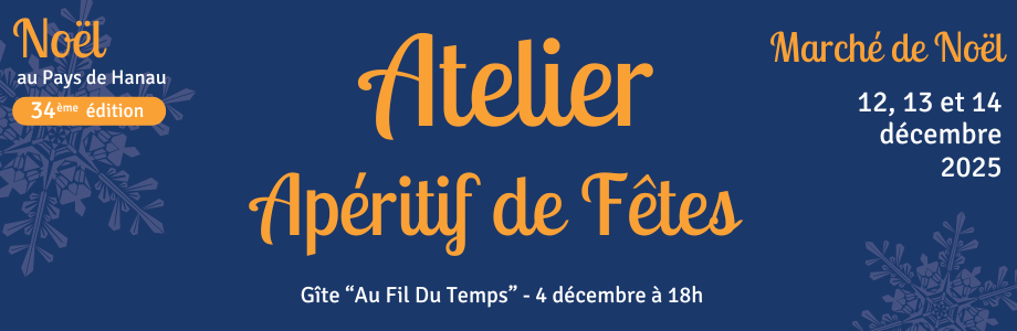 Atelier apéritif de fêtes
