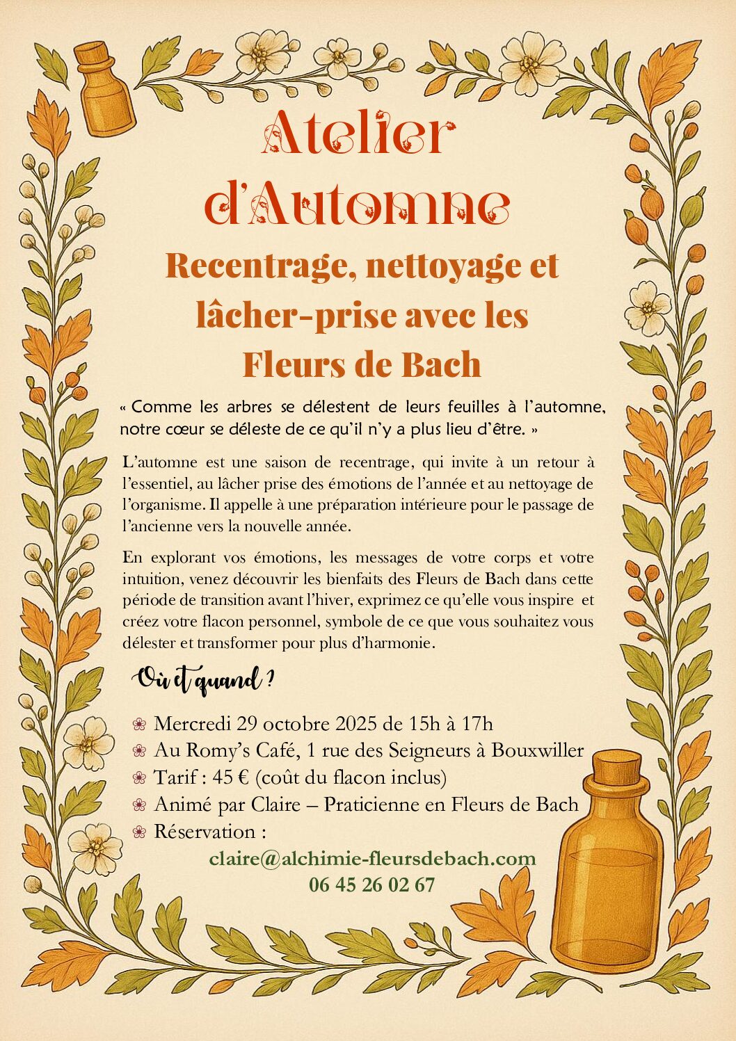 Atelier automne adultes