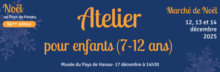 Atelier pour enfants musée 7-12